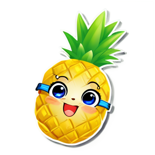 pineapple ring - icon | sticker