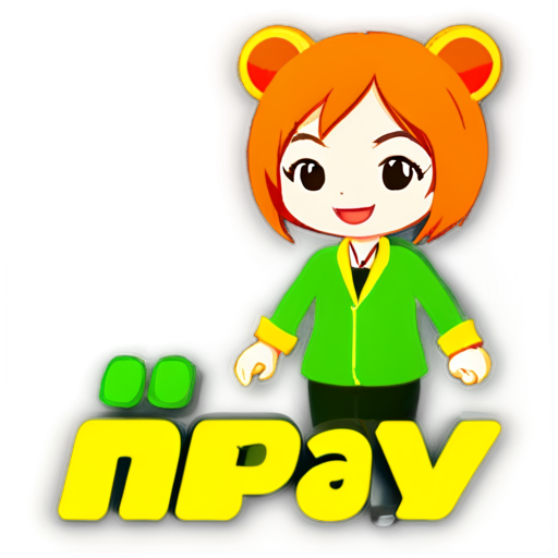 Generate a logo for a company that processes payments online. The main clients of the British gambling industry. The logo should characterize the reliability and modernity of the company. The logo must contain green. Company name NPAY - icon | sticker