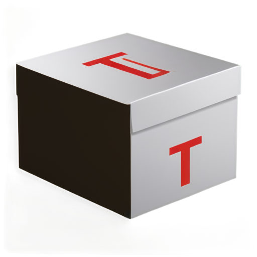 Letter T box - icon | sticker