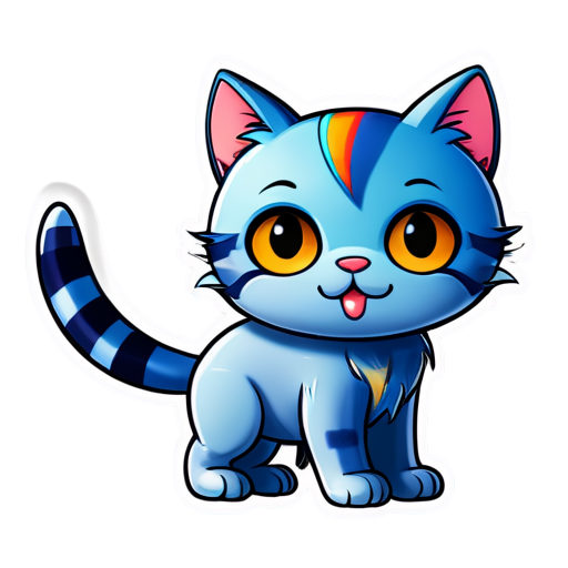 groovy cat - icon | sticker