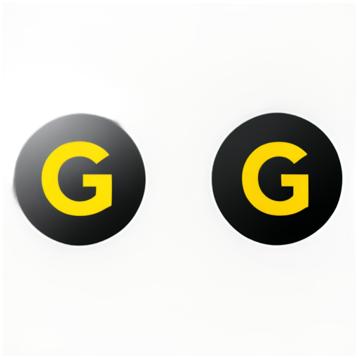 Create a logo bytext "G-Style" with using black and yellow collors - icon | sticker