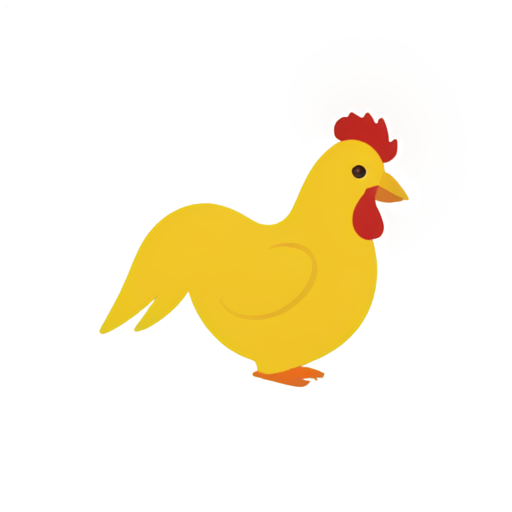 rubber chicken - icon | sticker