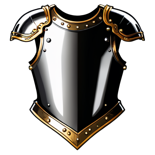 knight cuirass outline icon - icon | sticker