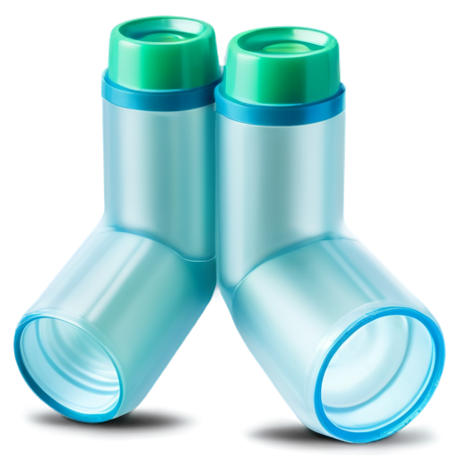 Two energy stick inhalers placed together - icon | sticker