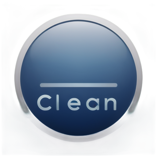 A logo in a sophisticated and formal style with the name "Clean Grand". The company provides cleaning services in the premium segment. The main symbol of the logo is a molecule. - icon | sticker