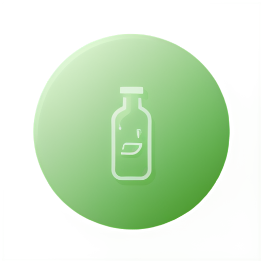 create an icon for the website for the pharmaceutical industry section, use light green color - icon | sticker