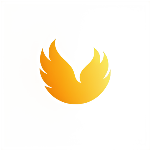 The phoenix Flame - icon | sticker