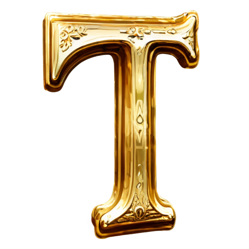 The letter "T" - icon | sticker