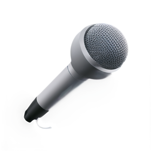 microfone with pop-filter - icon | sticker