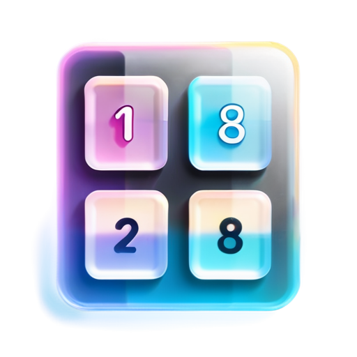 1 glass calculator icon - icon | sticker