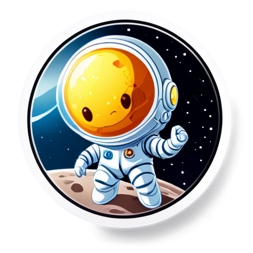 space coin - icon | sticker