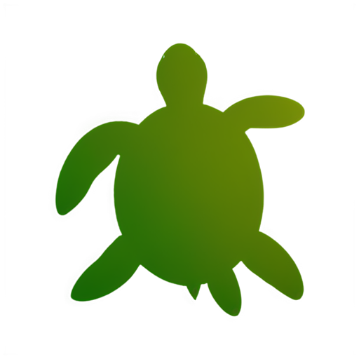 world turtle day, in wild environment - icon | sticker