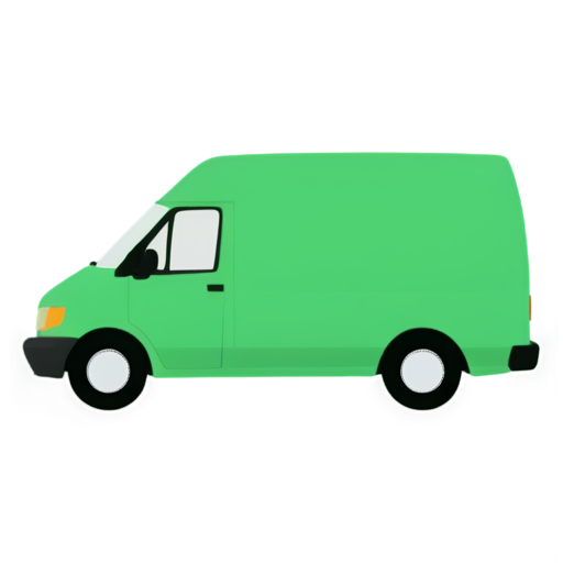 green van - icon | sticker