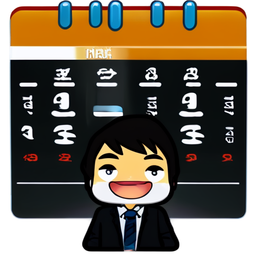 max power with calendar management - icon | sticker