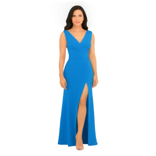 Jasmine in a blue dress , realistic style - icon | sticker