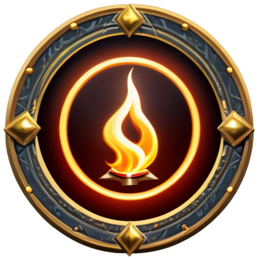 medieval casting spell icon - icon | sticker