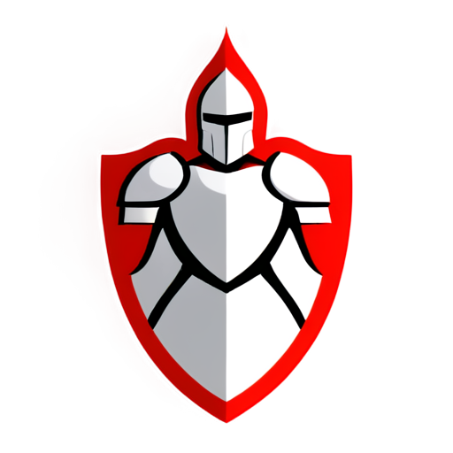 Medieval armor and battle armor - icon | sticker