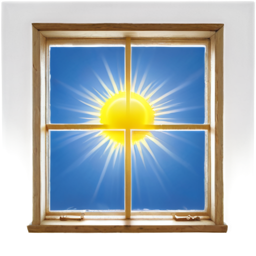 sun through window - icon | sticker