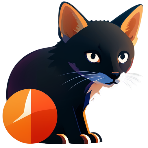 gitlab ci/cd flat icon - icon | sticker