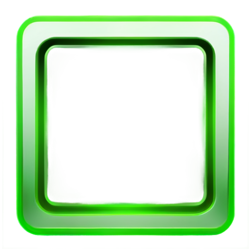 green square outline - icon | sticker