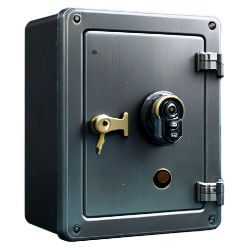 cyberpunk safe door lock - icon | sticker