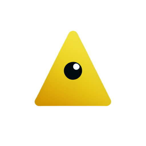 Gravity Falls Bill Shirf in Gold and with a Big Eye in the Middle - icon | sticker