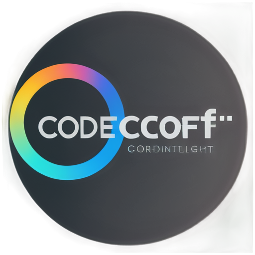 logo for codecraft, gradient color scheme - icon | sticker