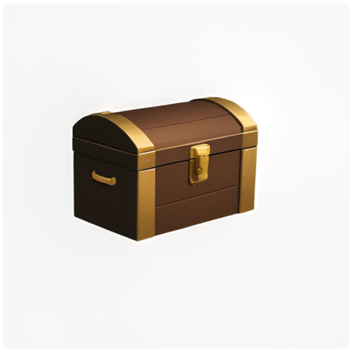 a treasure chest with faceless cards in it - icon | sticker