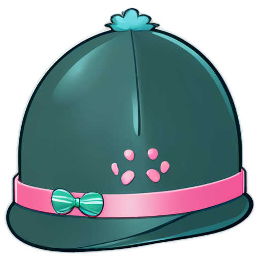 A cute 2x hat icon pastel, kawaii - icon | sticker