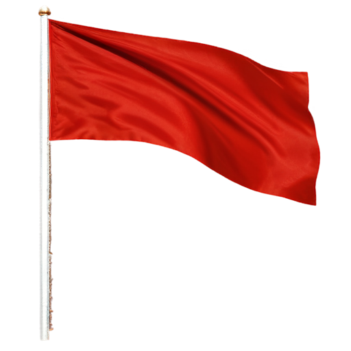 2d red flag - icon | sticker