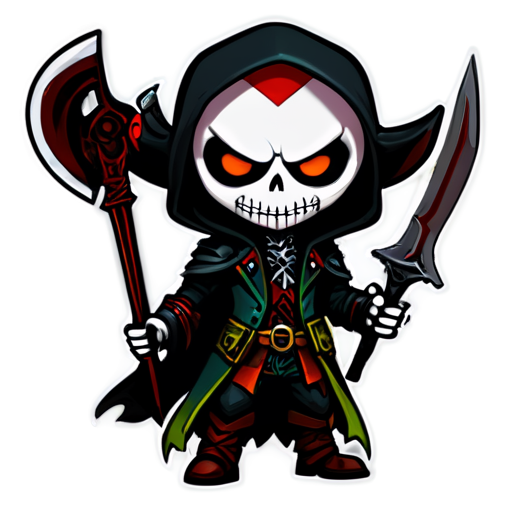 Undead demon hunter - icon | sticker