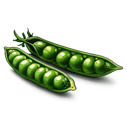 medieval peas, paint style - icon | sticker