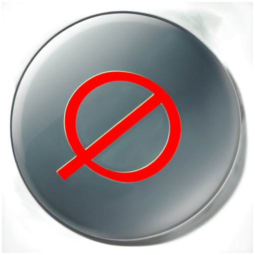 no sign icon - icon | sticker