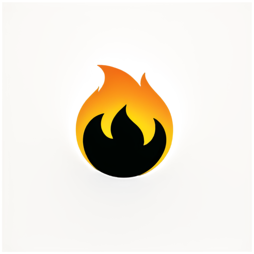 Fantasy World on fire - icon | sticker