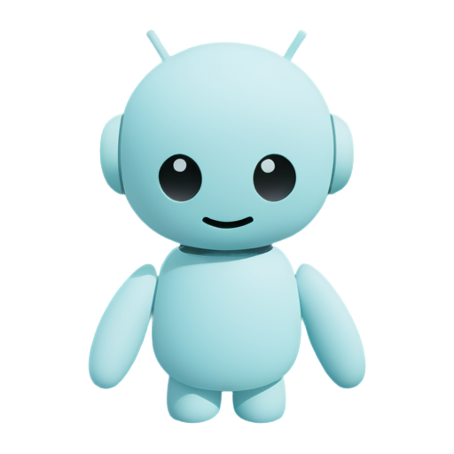 A Chatbot which is a introducer of a start-up company with cute and simple logo. - icon | sticker