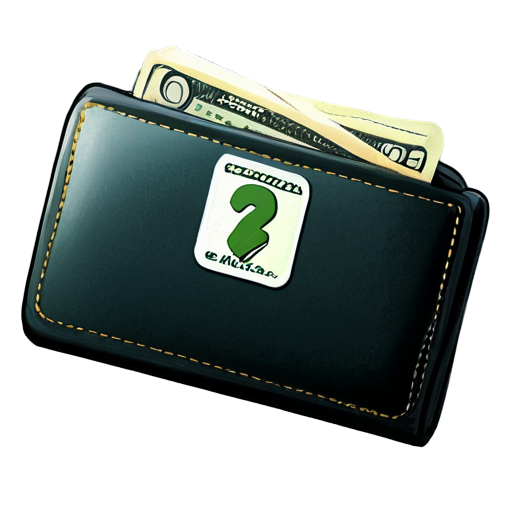 Earning money wallet - icon | sticker