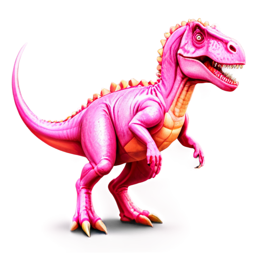 dinosaur pink, with the inscription on the chest: "Bliscore" - icon | sticker