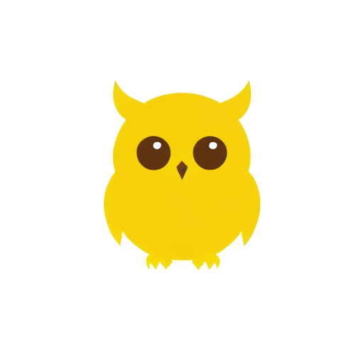 Engineering and IT, owl logo - icon | sticker