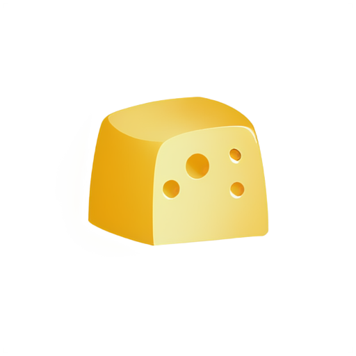 a peice of cheese with a pirate hat on top - icon | sticker