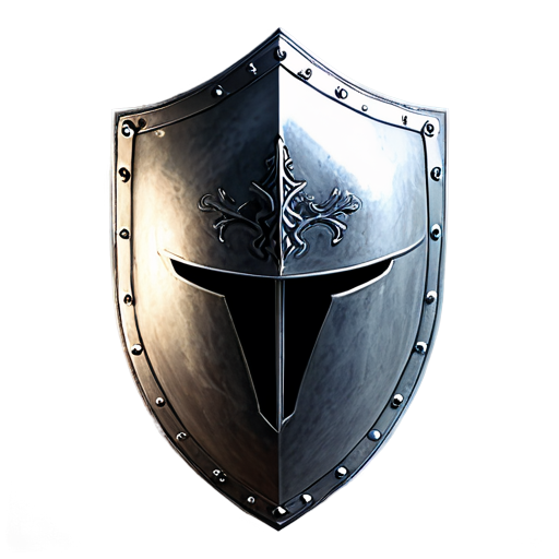 knight Shield and a helmet - icon | sticker