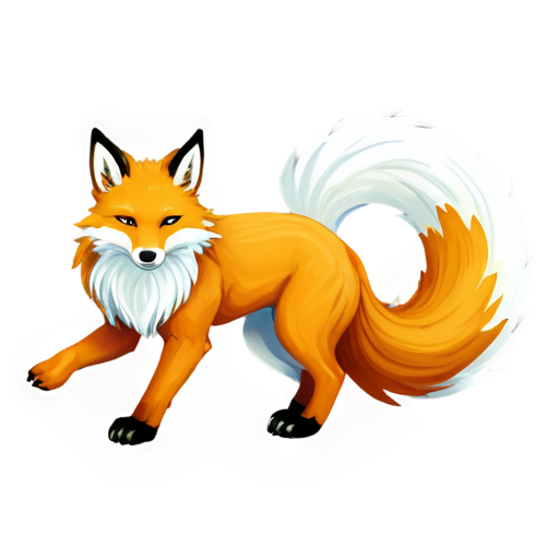 Nine Tailed Fox - icon | sticker