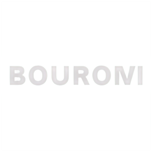 Create a professional logo for a moving company called 'BOHROM.' The design should feature a modern, stylized truck inside a semi-circle on the left. The truck should be facing to the right, symbolizing forward motion. Next to the icon, include the company name 'BOHROM' in bold, angular uppercase letters. Below the company name, add the word 'STĚHOVANI' in a smaller, italicized font, aligned with a thin horizontal line that ends in a forward-pointing arrow. The color scheme should be dark blue or black with a contrasting light accent color. The style should be clean, modern, and convey reliability and efficiency - icon | sticker