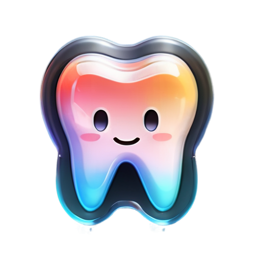 Cyberpunk tooth - icon | sticker
