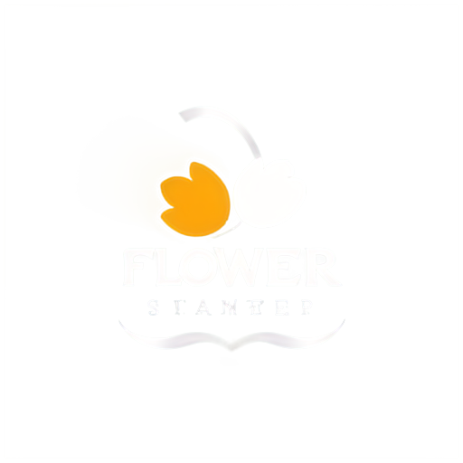 Flower shop logo - icon | sticker