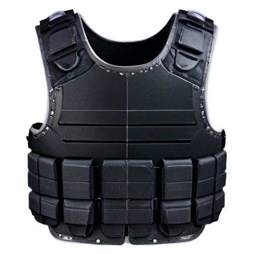 light black armor vest - icon | sticker