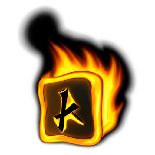 Burning Rune - icon | sticker