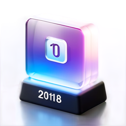 glass calendar icon - icon | sticker