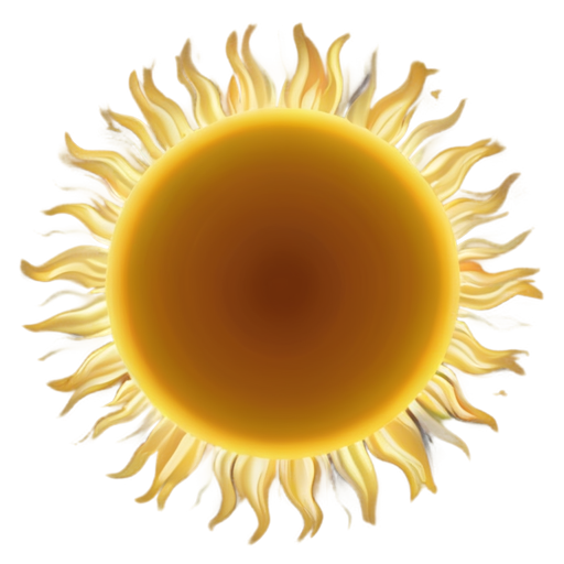 Minimalist Sun - icon | sticker