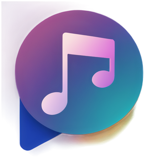 Modern app icon featuring a stylized 'K' with a microphone integrated into the design, musical notes surrounding the letter, and vibrant, dynamic colors that convey energy and fun, representing the karaoke experience. The background includes a subtle spotlight effect, enhancing the focus on the 'K' and microphone combination. - icon | sticker