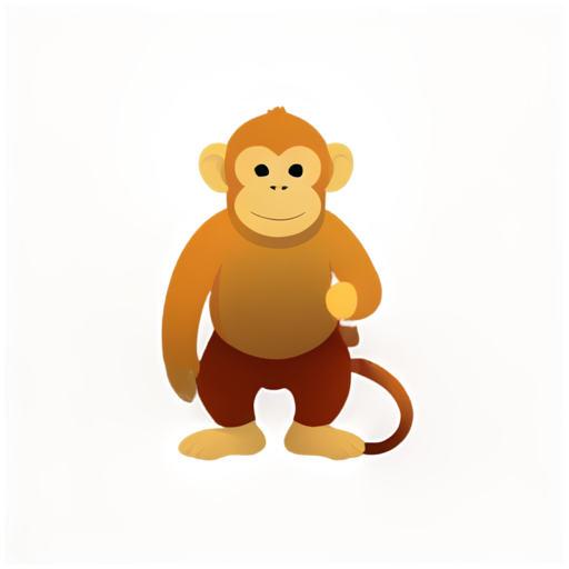 monkey monk - icon | sticker